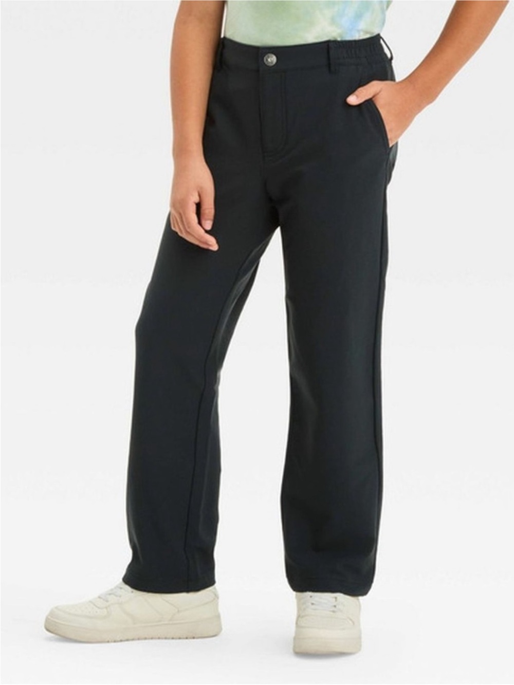 Art Class Boys' Tech Chino Pants - Black 12